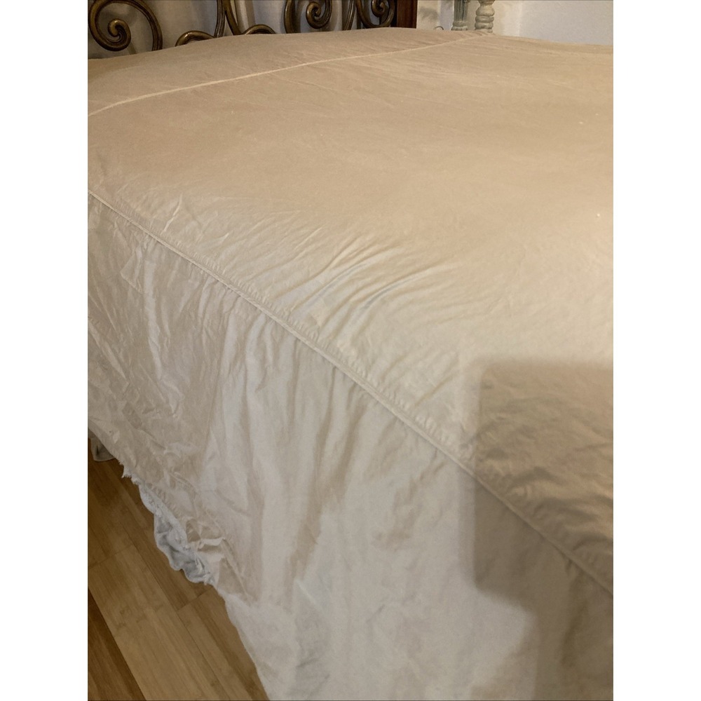 Front Gate 100% Cotton Tan Duvet King Size 104" W X97" - Picture 4 of 11